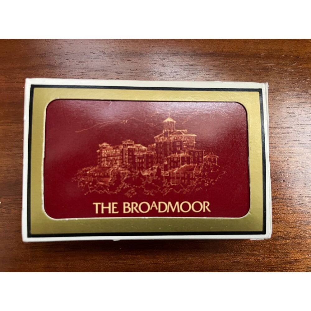 Cards BROADMOOR Hotel Playing Cards Complete Deck of 52 + Joker